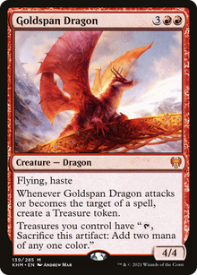{R} Goldspan Dragon [Kaldheim][KHM 139]