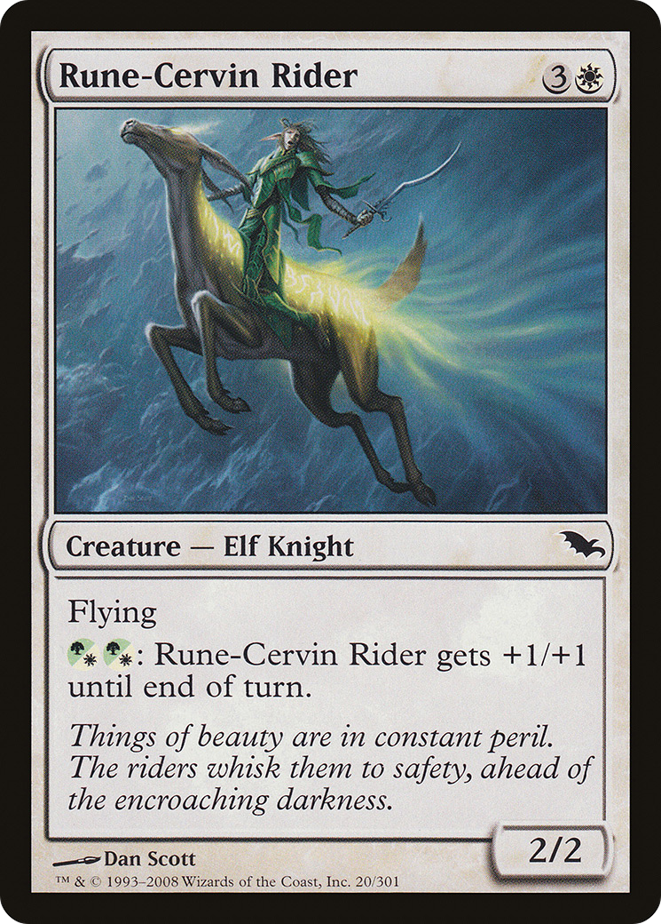 {C} Rune-Cervin Rider [Shadowmoor][SHM 020]