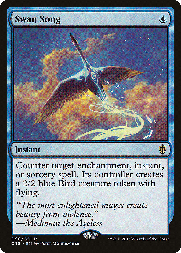 {R} Swan Song [Commander 2016][C16 098] - Misty Mountain Games