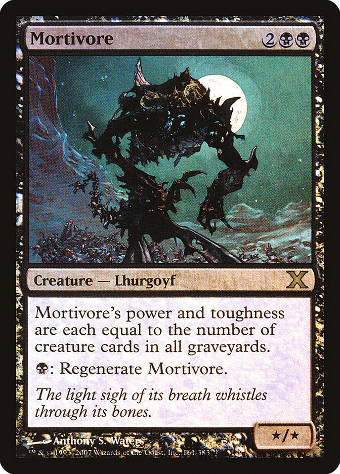 {R} Mortivore (Premium Foil) [Tenth Edition][FP 10E 161]