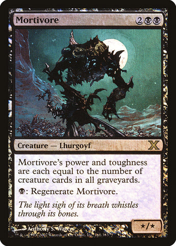 {R} Mortivore (Premium Foil) [Tenth Edition][FP 10E 161]