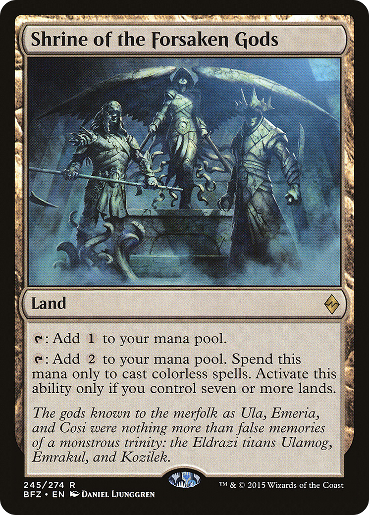 {R} Shrine of the Forsaken Gods [Battle for Zendikar][BFZ 245] - Misty Mountain Games