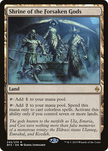 {R} Shrine of the Forsaken Gods [Battle for Zendikar][BFZ 245] - Misty Mountain Games