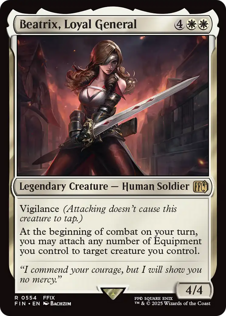 {@R} Beatrix, Loyal General [FINAL FANTASY][FIN 554]