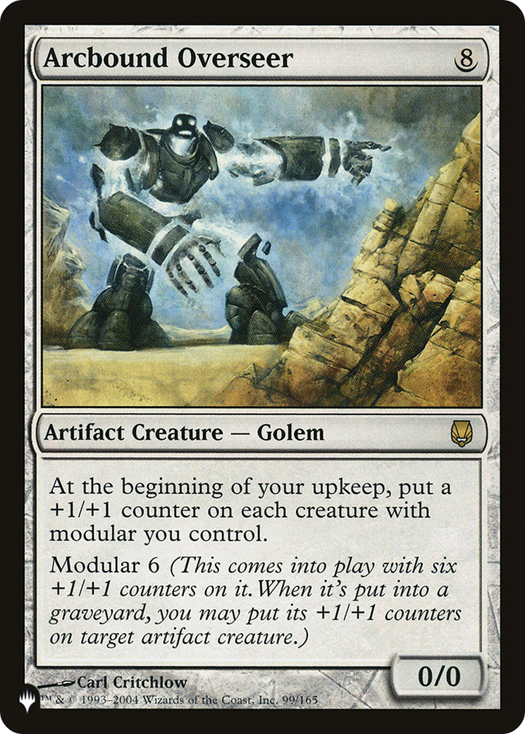 Arcbound Overseer [LIST 99/165]
