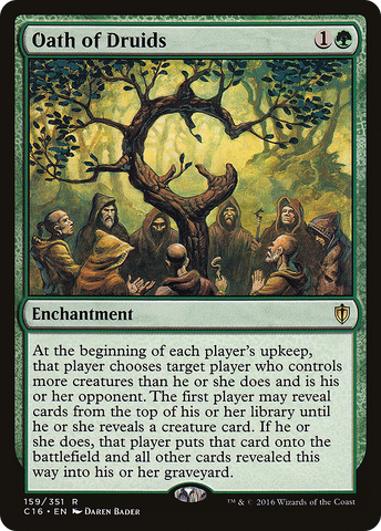 {R} Oath of Druids [Commander 2016][C16 159]