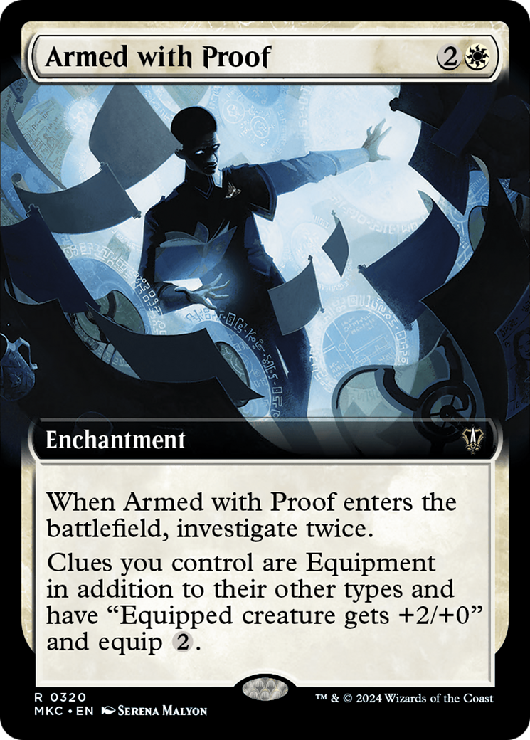 {R} Armed with Proof (Extended Art) [Murders at Karlov Manor Commander][MKC 320]