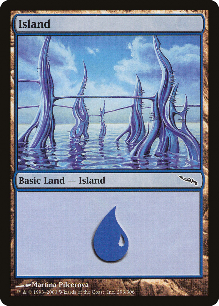 {B}[MRD 293] Island (293) [Mirrodin]