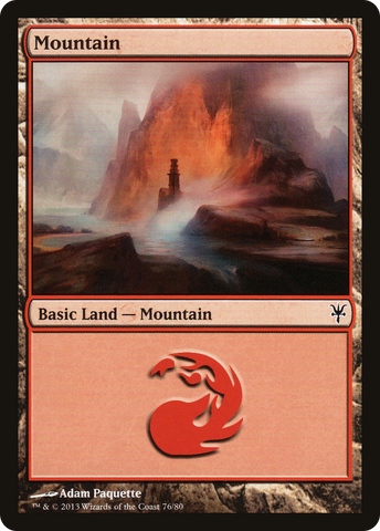 {B}[DDK 076] Mountain (76) [Duel Decks: Sorin vs. Tibalt]