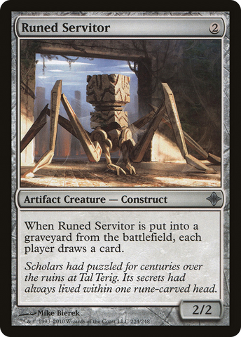 {C} Runed Servitor [Rise of the Eldrazi][ROE 224]