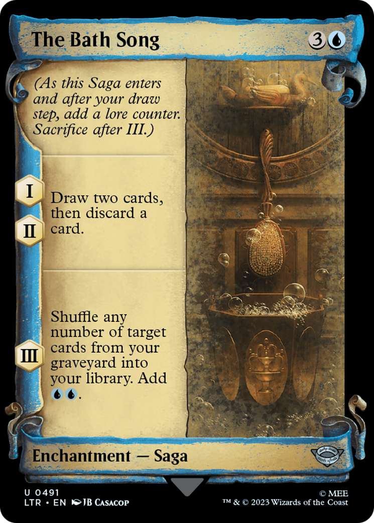 {C} The Bath Song [The Lord of the Rings: Tales of Middle-Earth Showcase Scrolls][LTR 491]