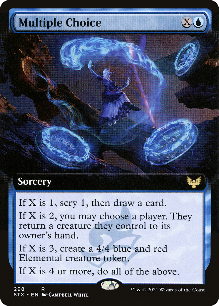 {R} Multiple Choice (Extended Art) [Strixhaven: School of Mages][STX 298]