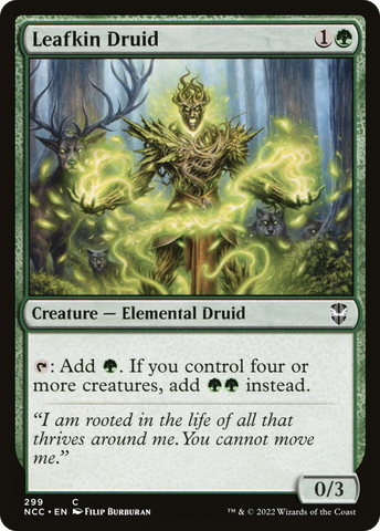 {C} Leafkin Druid [Streets of New Capenna Commander][NCC 299]