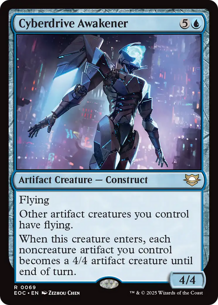 {R} Cyberdrive Awakener [Edge of Eternities Commander][EOC 069]