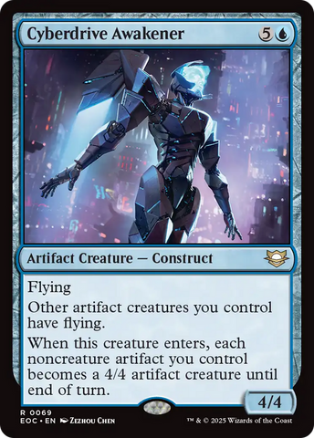 {@@ EOC R} Cyberdrive Awakener [Edge of Eternities Commander][EOC 069]
