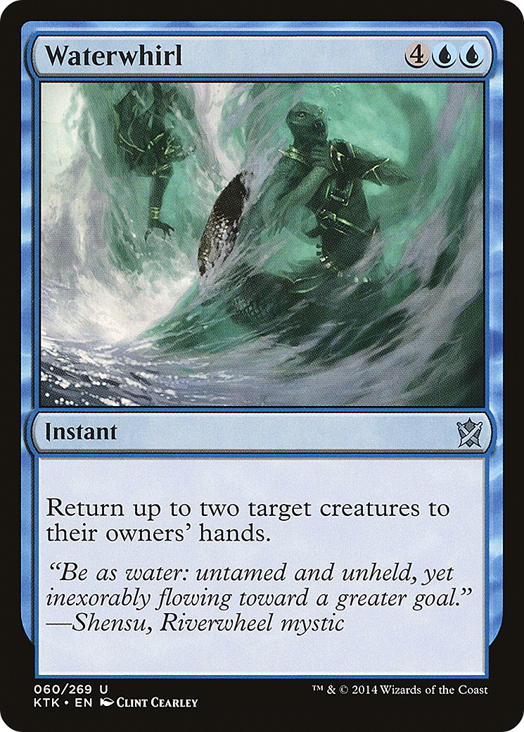 {C} Waterwhirl [Khans of Tarkir][KTK 060]