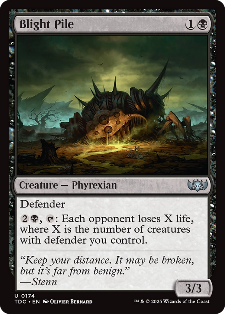 {C} Blight Pile [Tarkir: Dragonstorm Commander][TDC 174]