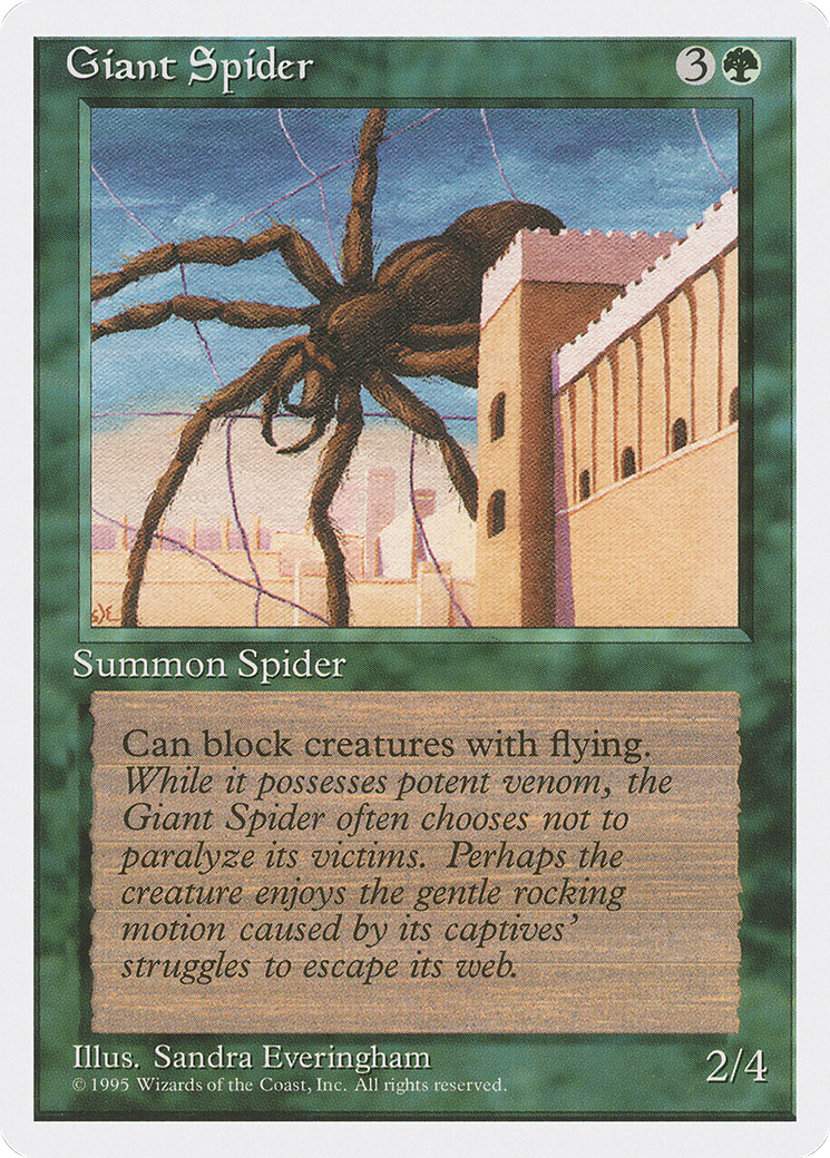 {C} Giant Spider [Fourth Edition][4ED 249]
