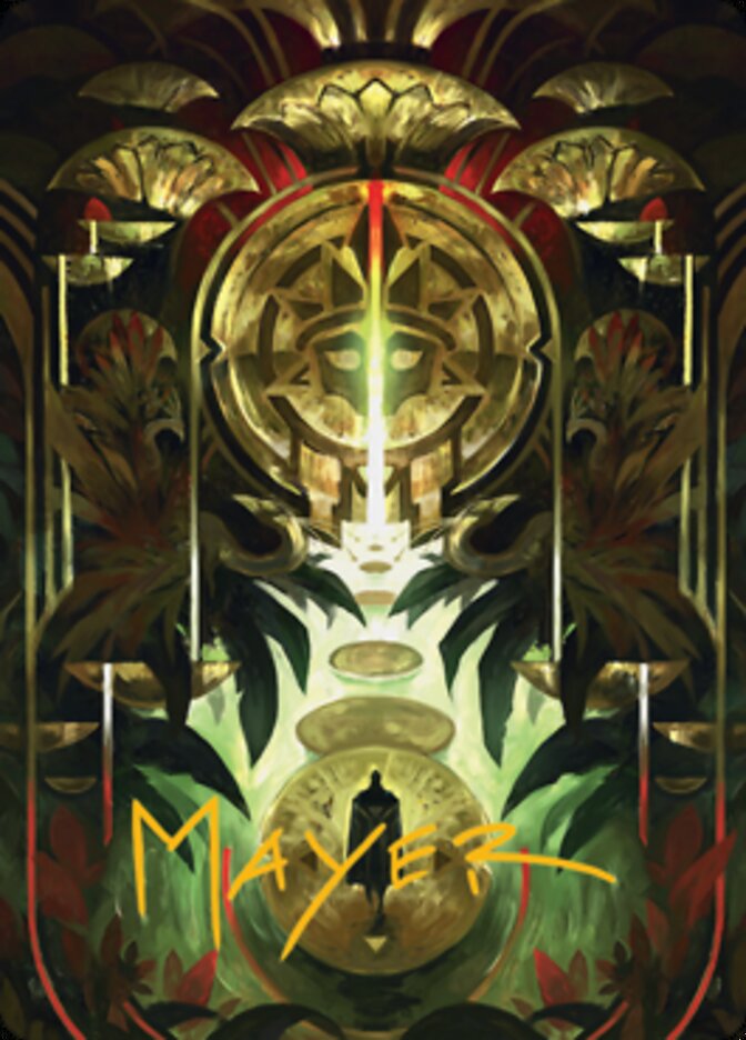 {A} Jetmir's Garden 1 Art Card (Gold-Stamped Signature) [Streets of New Capenna Art Series][GS ASNC 076]