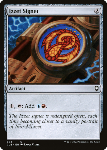 {C} Izzet Signet [Commander Legends: Battle for Baldur's Gate][CLB 863]