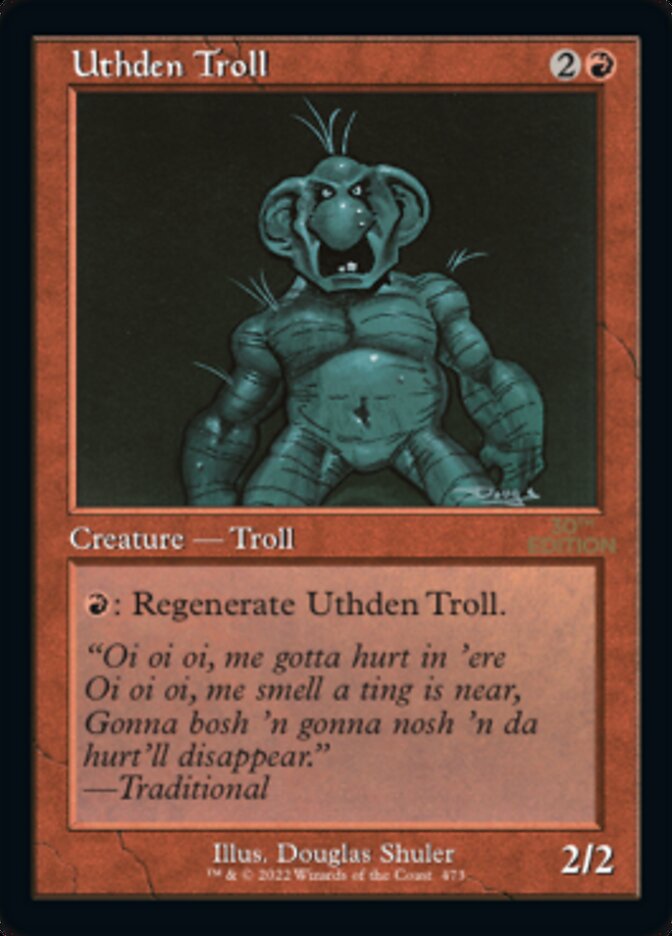 {C} Uthden Troll (Retro) [30th Anniversary Edition][30A 473]