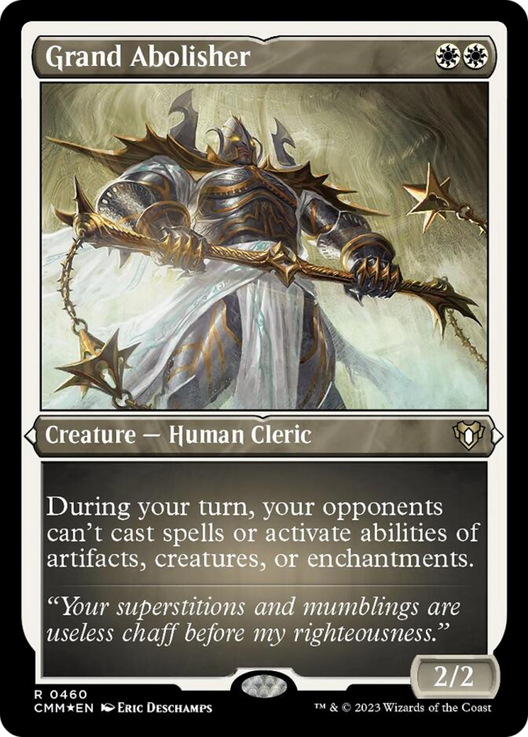 {R} Grand Abolisher (Foil Etched) [Commander Masters][CMM 460]