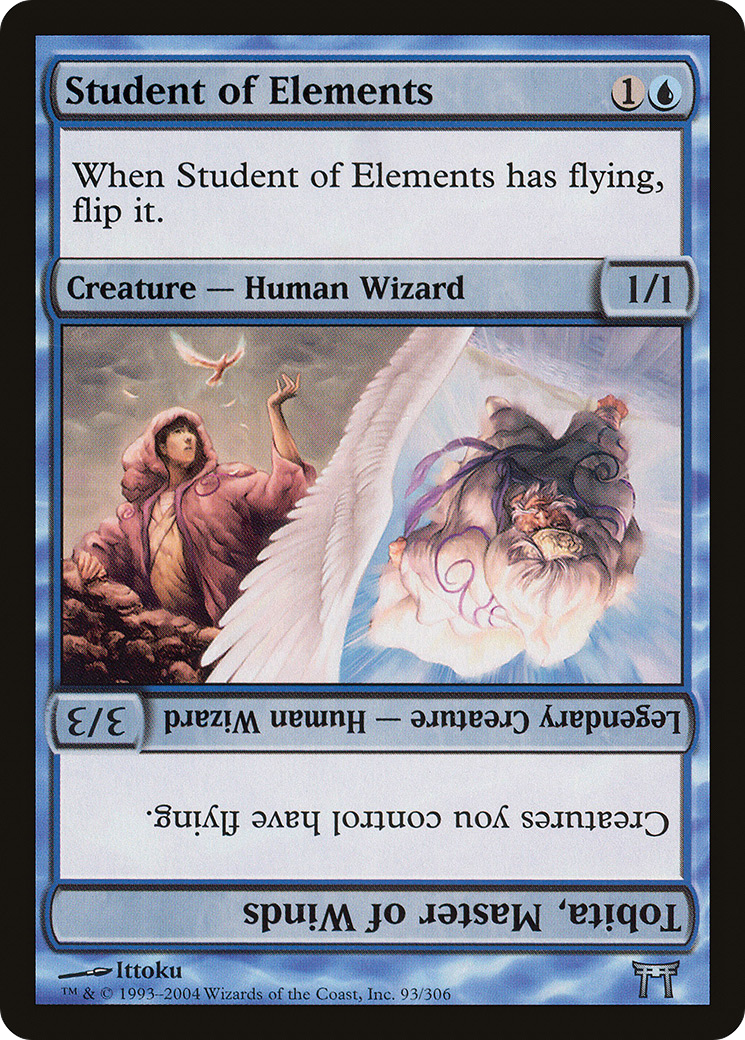 {C} Student of Elements // Tobita, Master of Winds [Champions of Kamigawa][CHK 093]