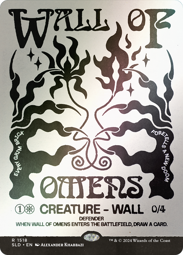 {R} Wall of Omens (Rainbow Foil) [Secret Lair Drop Series][RBF SLD 1518]