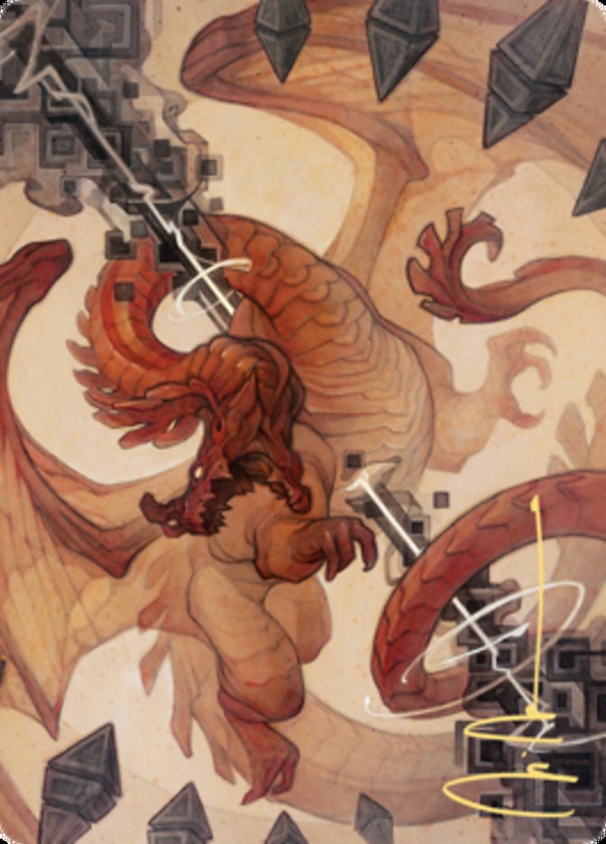 {A} Soul Shatter Art Card (Gold-Stamped Signature) [Zendikar Rising Art Series][AZNR 062]