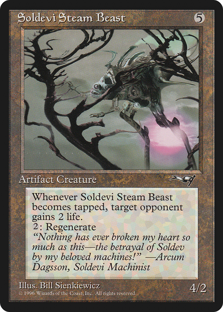 {C} Soldevi Steam Beast (Mountain Background) [Alliances][ALL 133B]