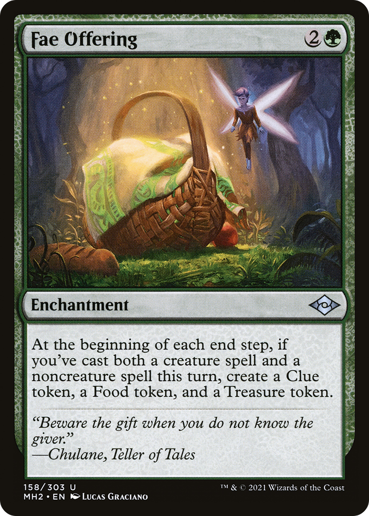 {C} Fae Offering (Foil) [Modern Horizons 2] [MH2 158]