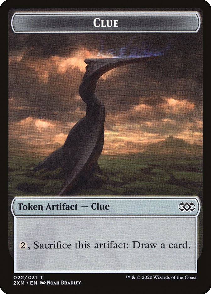 {T} Clue Token [Double Masters Tokens][T2XM 022]