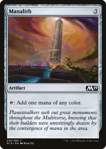 {C} Manalith [Core Set 2019][M19 239]