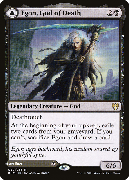{R} Egon, God of Death // Throne of Death [Kaldheim][KHM 092]