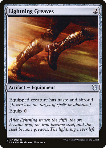 {C} Lightning Greaves [Commander 2019][C19 217]