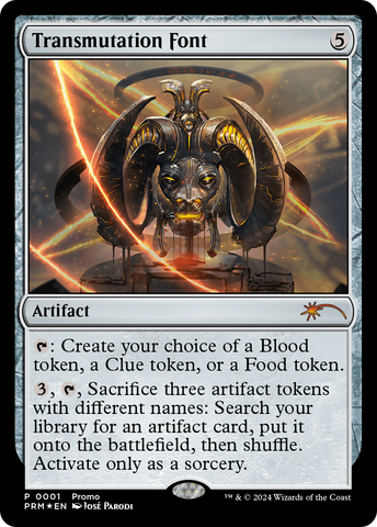 {R} Transmutation Font [Wizards Play Network 2024][PW24 001]