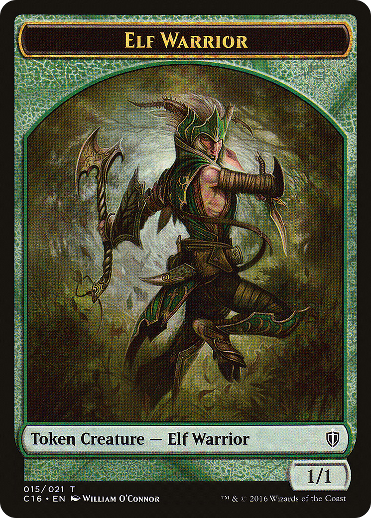{T} Elf Warrior Token [Commander 2016 Tokens][TC16 015]