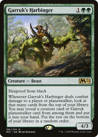 {R} Garruk's Harbinger [Core Set 2021][M21 185]