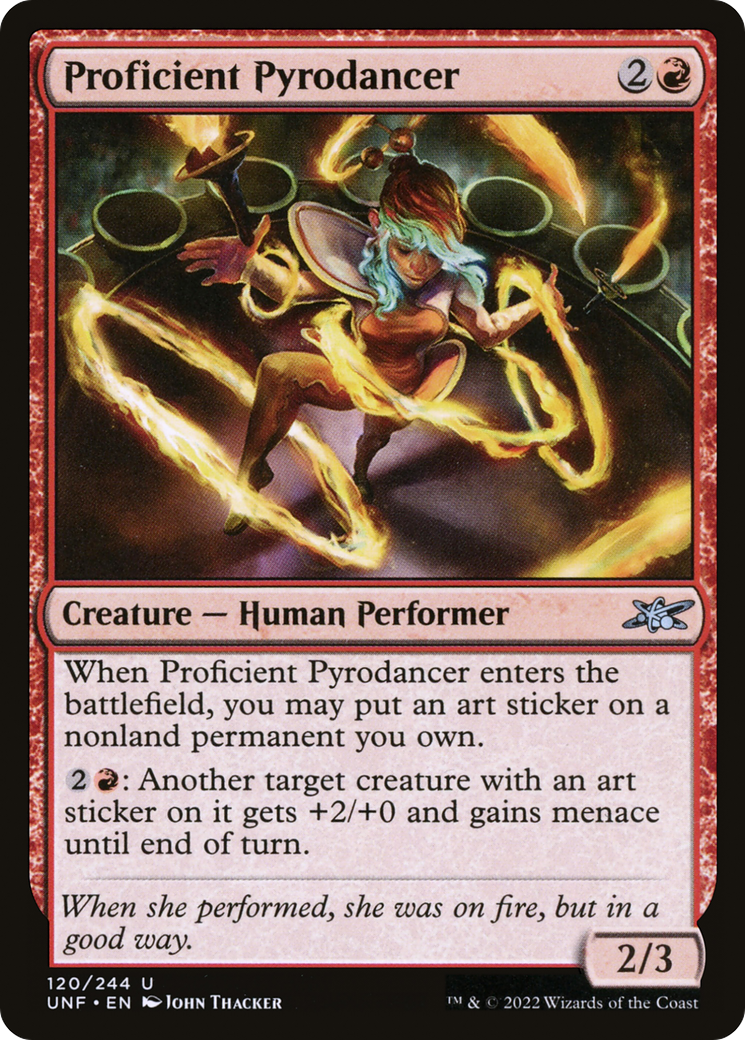 {C} Proficient Pyrodancer [Unfinity][UNF 120]