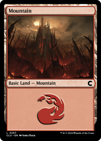{B} Mountain (0267) [Ravnica: Clue Edition][CLU 267]