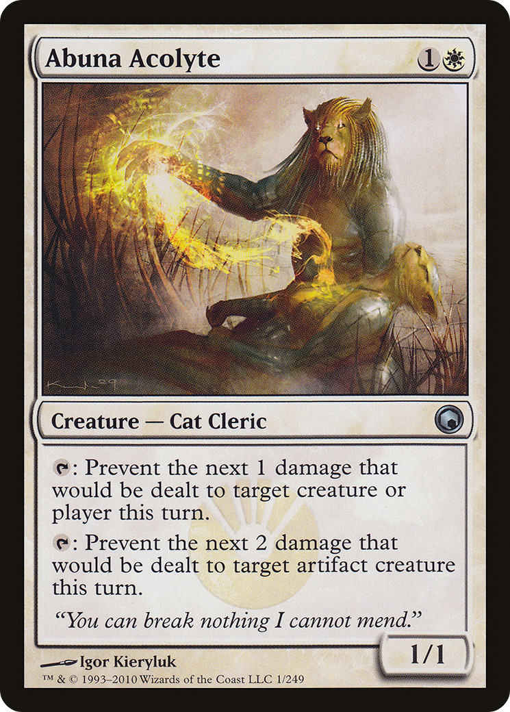 {C} Abuna Acolyte [Scars of Mirrodin][SOM 001]