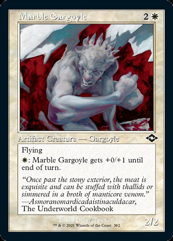 {C} Marble Gargoyle (Retro Foil Etched) [Modern Horizons 2][RF ET MH2 382]