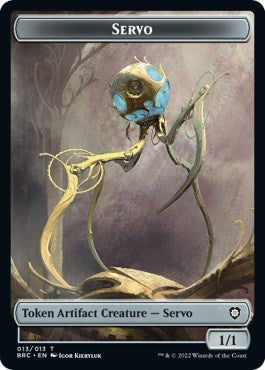 {T} Myr // Servo Double-Sided Token [The Brothers' War Commander Tokens][TBRC 000]