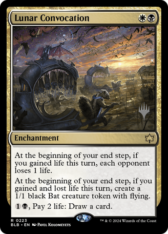 {@R} Lunar Convocation (Promo Pack) [Bloomburrow Promos][PP BLB 223]