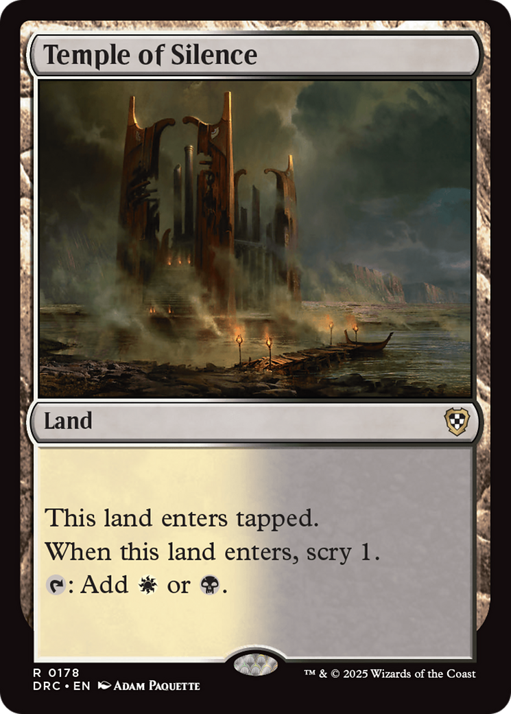 {R} Temple of Silence [Aetherdrift Commander][DRC 178]