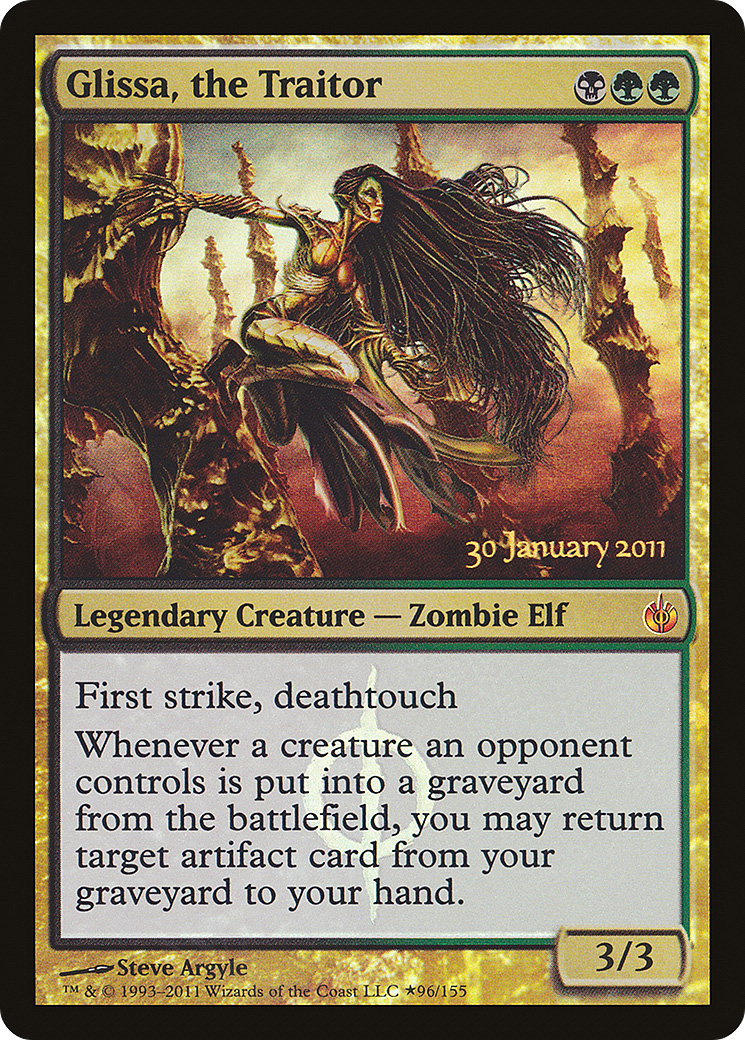 {R} Glissa, the Traitor [Mirrodin Besieged Prerelease Promos][PR MBS 096] - Misty Mountain Games