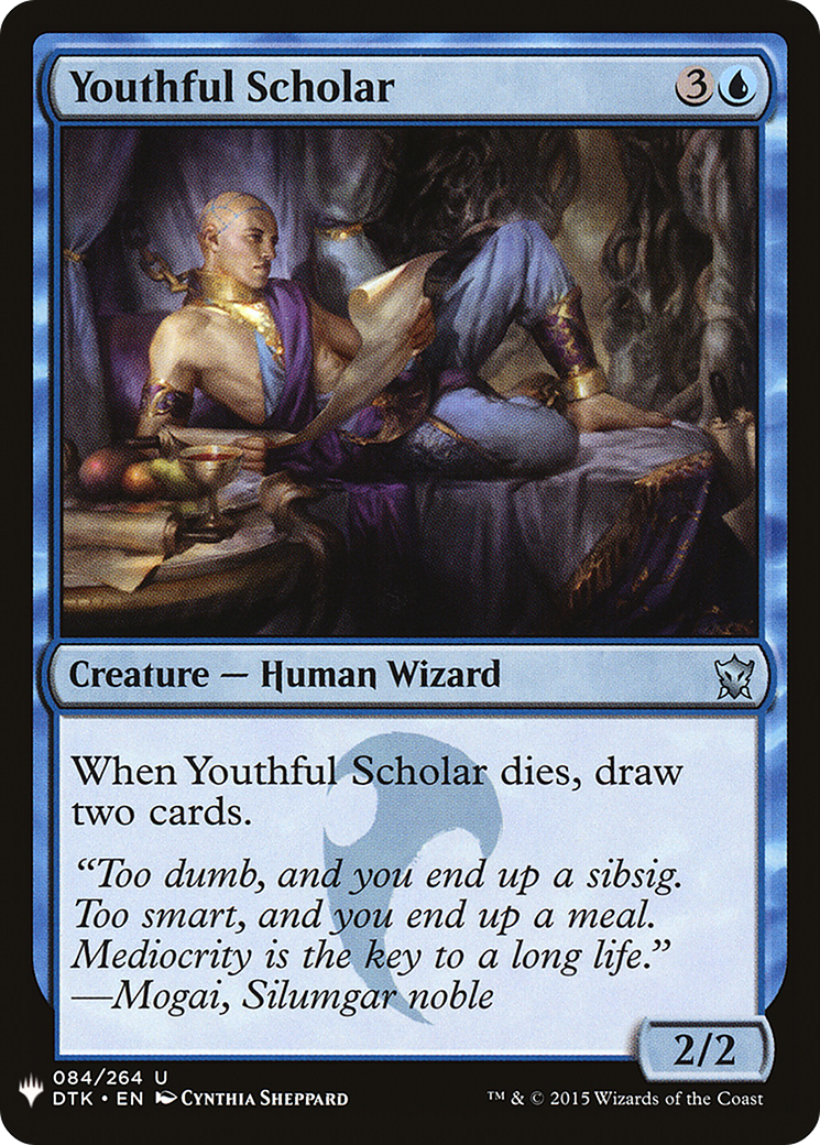 {C} Youthful Scholar [Mystery Booster][LS DTK 084]