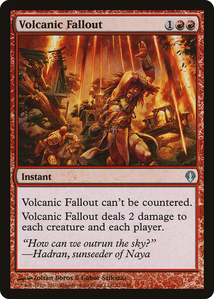 {C} Volcanic Fallout [Archenemy][ARC 051]