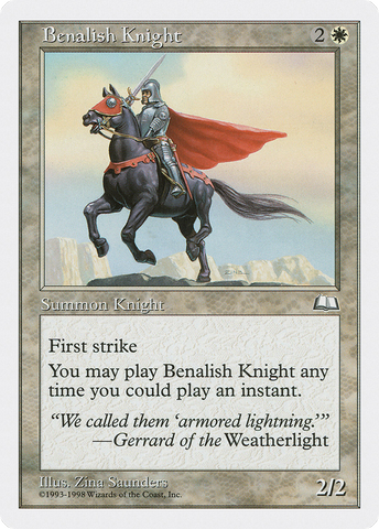 {C} Benalish Knight [Anthologies][ATH 003]