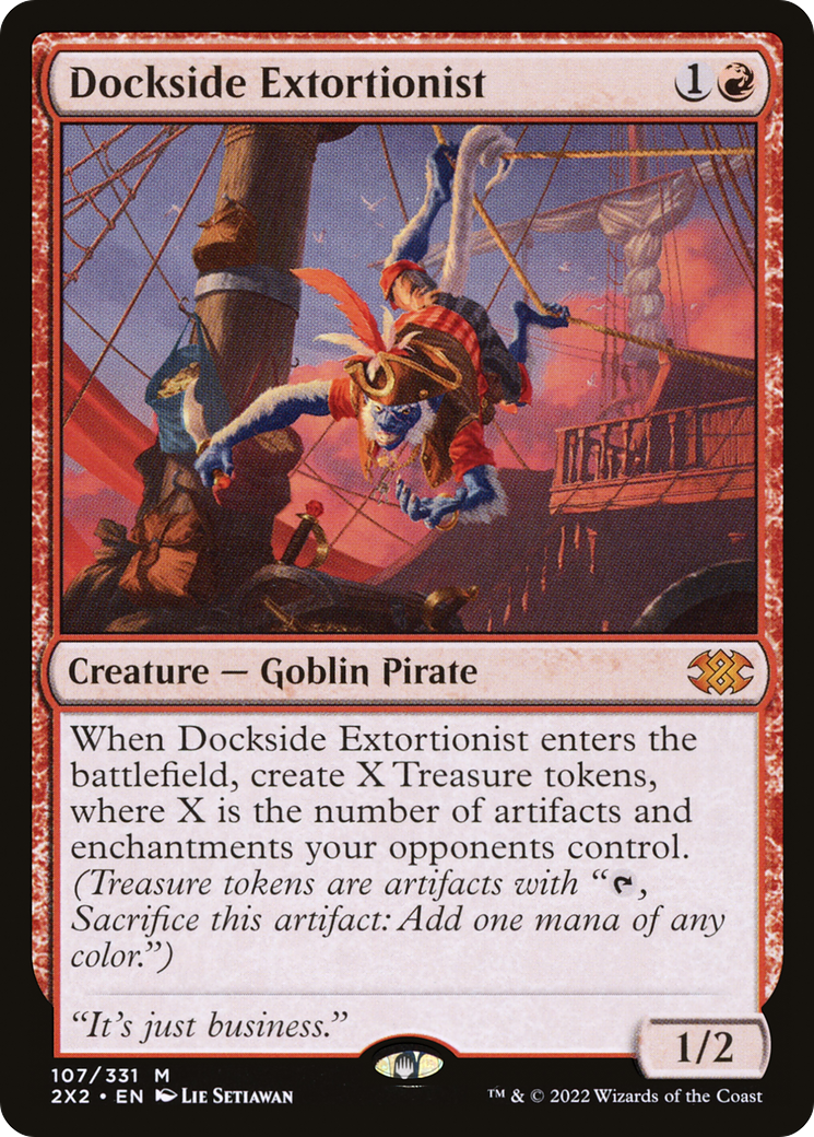 {R} Dockside Extortionist [Double Masters 2022][2X2 107]